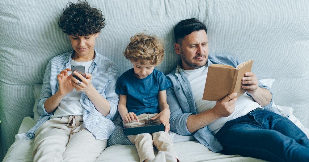 förebild för barnen skärmtid